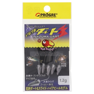 バグバレット いなづまダート 1.2g【ゆうパケット】