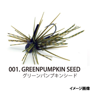 レイドジャパン EGU DAMA Type-LEVEL ヘビーウェイトモデル 5.5g 001.グリーンパンプキンシード