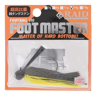 レイドジャパン FOOT MASTER 14g 06.グリパンチャート【ゆうパケット】