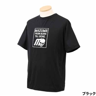 マズメ マズメ プライムフレックスTシャツ ロゴ M ブラック MZAP-679