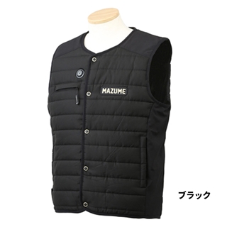 マズメ マズメ ヒーターベスト 3L ブラック MZFW-732 - 釣具のポイント