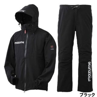 mazume ウェア 黒/白 フード付き Amazon.co.jp: マズメ(Mazume) ROUGH WATER ALL WEATHER SUIT IV MZFW