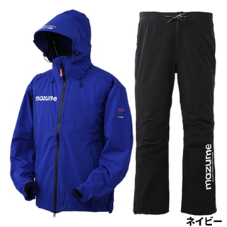 mazume フィッシングジャケット M ネイビー mazume レッドムーンレインジャケットIII