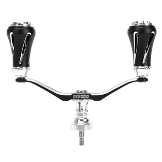 ドレス（DRESS） カスタムハンドル W ヴァーテックス EVO 左右共用 スピニングリール用 シマノ 100mm チタンシルバー