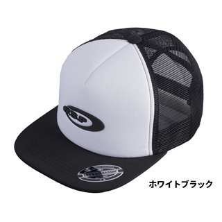 OSP O.S.P ロゴメッシュフラットキャップ フリー ホワイトブラック