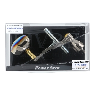 リブレ　パワー88 シマノ左 リブレ パワーアーム 88 PWA88-SL814 シマノ(左) チタン×ゴールド