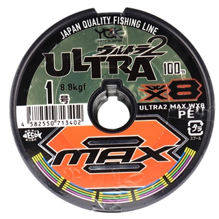 YGK ウルトラ2 MAX WX8 100m 1号(連結) - 釣具のポイント 【公式