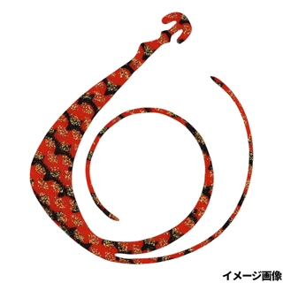 ゼブラ濃いオレンジゴールドラメ