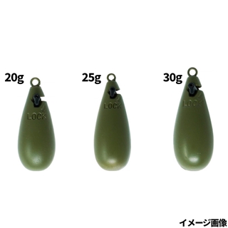 ルーディーズ ロックゲームシンカー アソートパック(20g25g30g) ステルスグリーン【ゆうパケット】