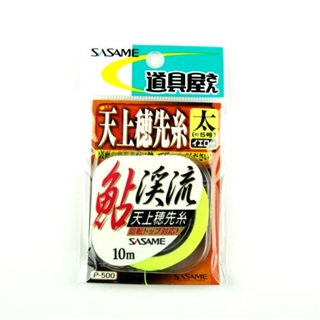 ささめ針 天上穂先糸 P-500 太 5号 イエロー【ゆうパケット