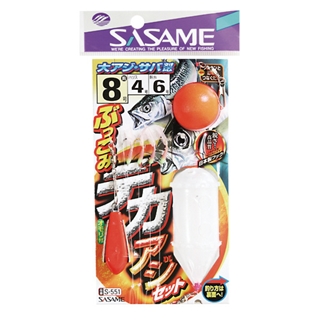 ささめ針 Sー551ぶっこみデカアジセット6 - 釣具のポイント