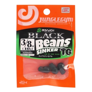 ささめ針 リューギ×ジャングルジム ブラックビーンズTG SBB081 3/8oz【ゆうパケット】