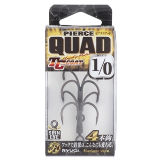 ささめ針 リューギ ピアスクアッド #1/0 HPQ134