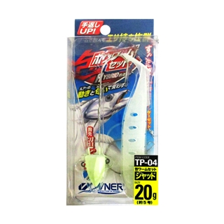 オーナー 包ワームセット シャッド TP-04 20g【ゆうパケット】 - 釣具