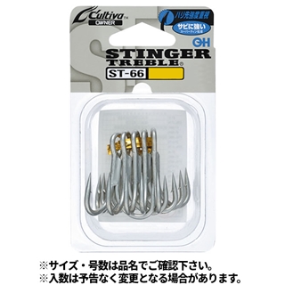 カルティバ ST-66 スティンガートリプルフック #4 11519 - 釣具