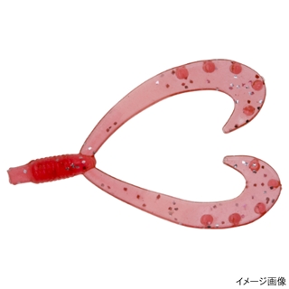 ダイワ 紅牙 フレアカーリーツイン 2インチ 紅牙レッド【ゆうパケット】