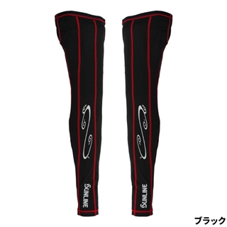 サンライン TERAX COOL DRYレッグカバー M ブラック SUW-22601