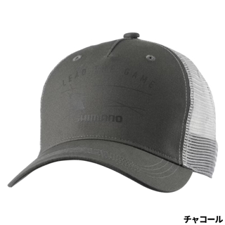 シマノ グラフィック メッシュキャップ L チャコール CA-066Y