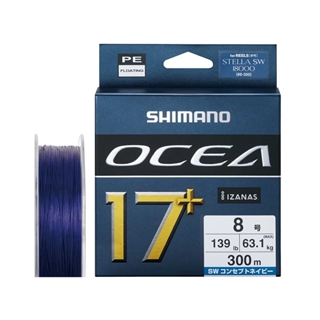シマノ オシア 17+ PE 300m 8号 SWネイビー LD-A71Y - 釣具のポイント