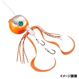 シマノ　炎月　ラクチェンバクバク　100g レッドゴールド　タイラバセット シマノ 炎月 ラクチェンバクバクR 100g 002 オレンジシルバー JD