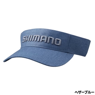サンライン　がまかつ　シマノ シマノ ツイル サンバイザー M ミックスブルー CA-009V - 釣具の