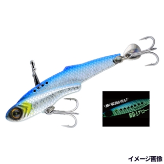 ハヤブサ ジャックアイ フリフリバイブ 20g 1 リアル魚鱗ブルー