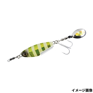 ハヤブサ カンタン巻くだけ太刀魚ジグ ジャックアイ 太刀スピン 30g 4.ゴールド緑夜光ゼブラ FS418【ゆうパケット】