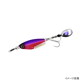 ハヤブサ カンタン巻くだけ太刀魚ジグ ジャックアイ 太刀スピン 30g 6.ケイムラムラピン FS418【ゆうパケット】