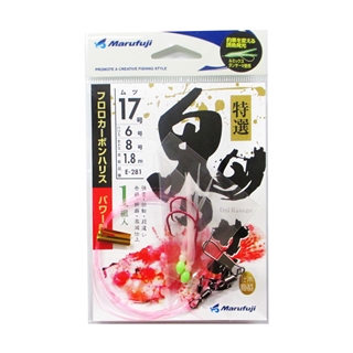 まるこ まるふじ 特選鬼カサゴ E-281 針17号-ハリス6号【ゆうパケット