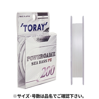 東レ パワーゲーム シーバスPE 200m 1.5号 ホワイト - 釣具の