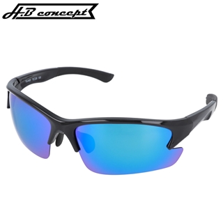 グレー/ブルーミラー