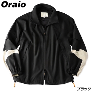 Oraio フード付きジャケット XSサイズ ブラック Oraio(オライオ) 2.5層 ウォータープルーフ ジャケット XS