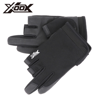 XOOX インサイドグリップ フィッシンググローブ 3本切 S【ゆう